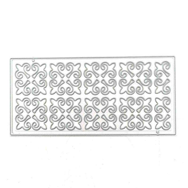 Symmetric Lace Frame Metal Cutting Die for DIY Card Making Journaling Decoration