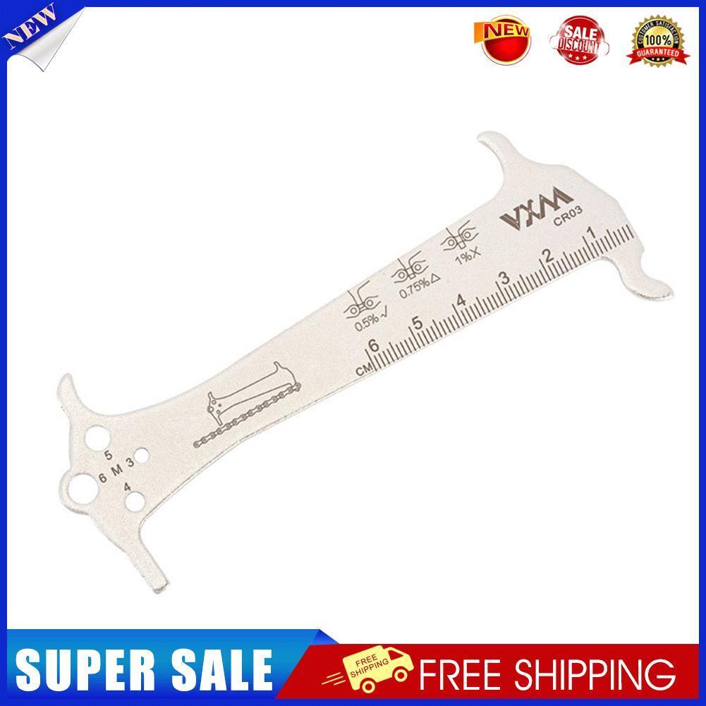 Bike Chain Wear Indicator Ruler Cycling Chains Gauge Measurement Checker