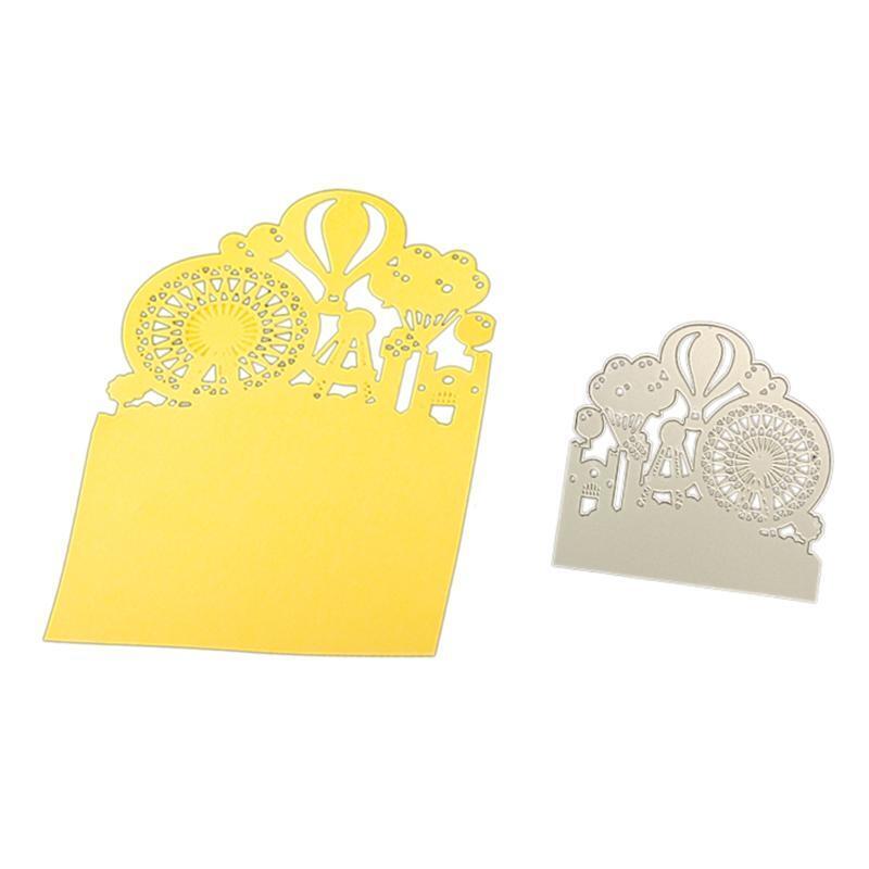 Hot Air Balloon Play Facility Cutting Dies Stencil Scrapbooking DIY Album Stamp