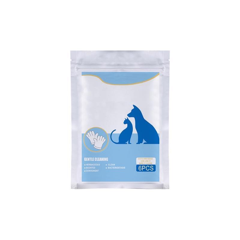 No Wash Gloves for Pet Bathing Grooming Just Lather-Wipe Dry Ideal Pets Wipes
