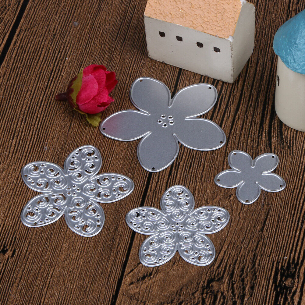 Metal 4 size Flower Cutting Dies Stencils for DIY Scrapbooking/photo album