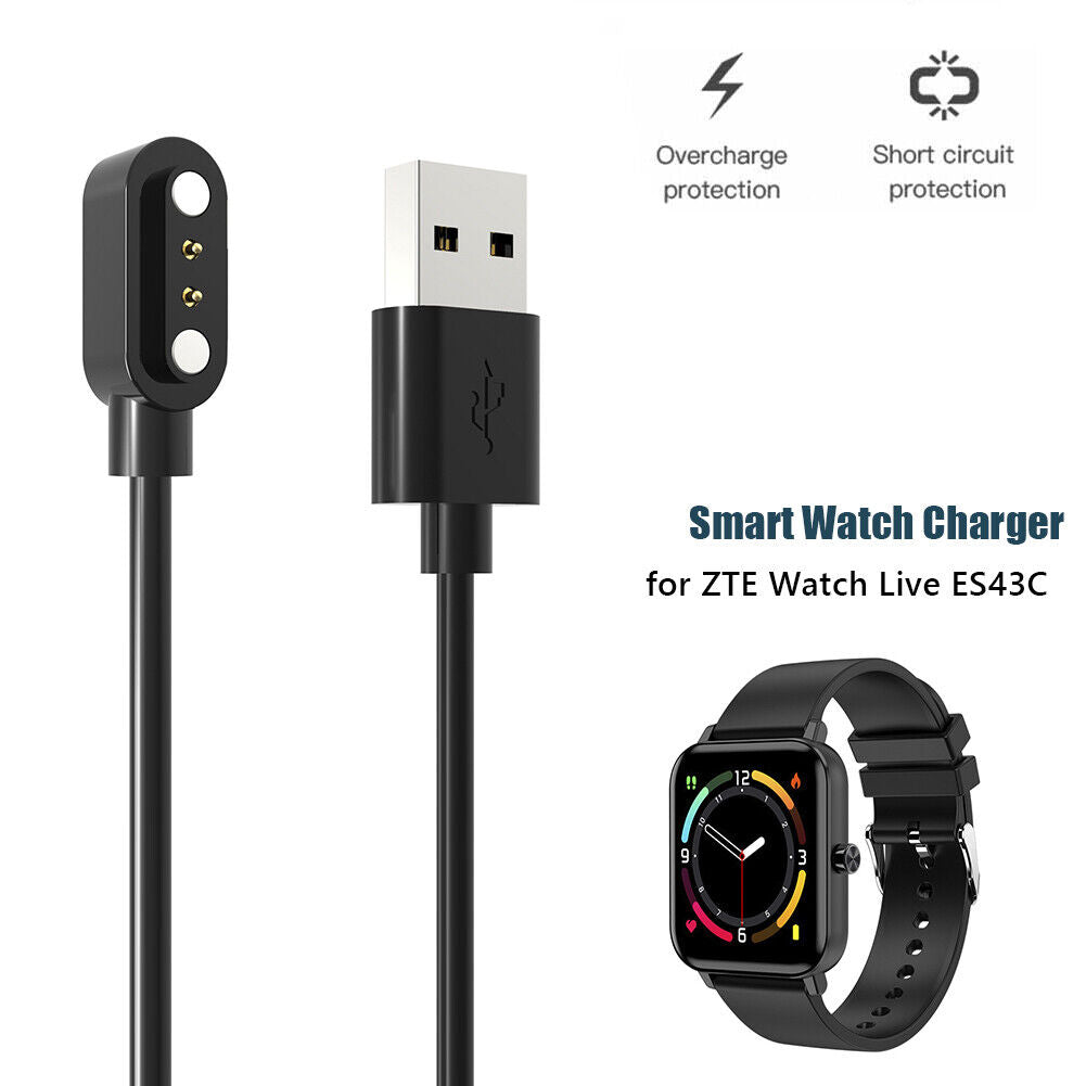 Smartwatch USB Charging Cable for ZTE Watch Live ES43C Watch Magnet Charger