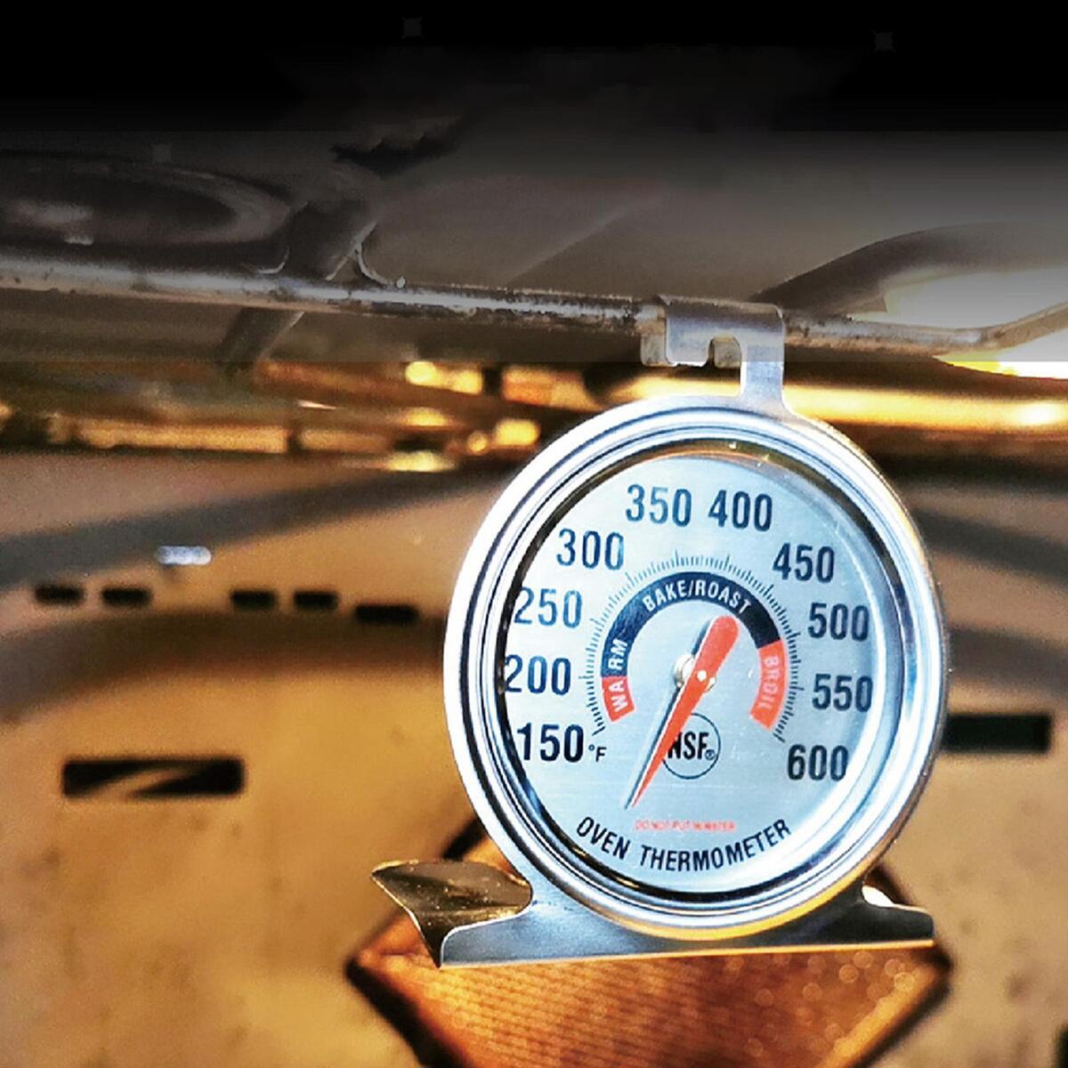 Oven Thermometer Grill/Smoker Thermometer Easy to Read 150-600°F for Home