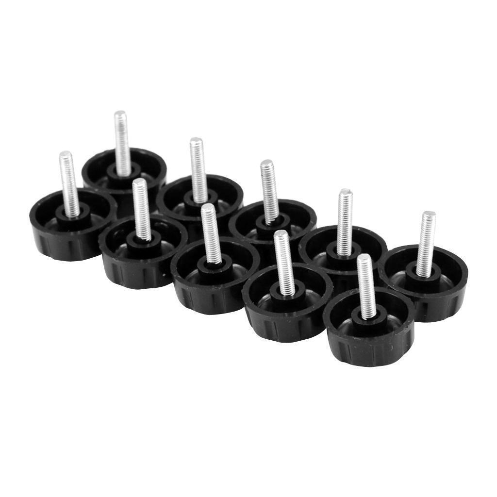 10x Spare Screws Nuts for Fishing  Reel Knob Power Handle Grip 2mm