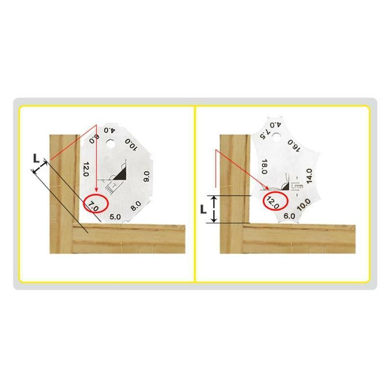 Pocket Fillet Weld Gauge Welding Gauge with Key Chain