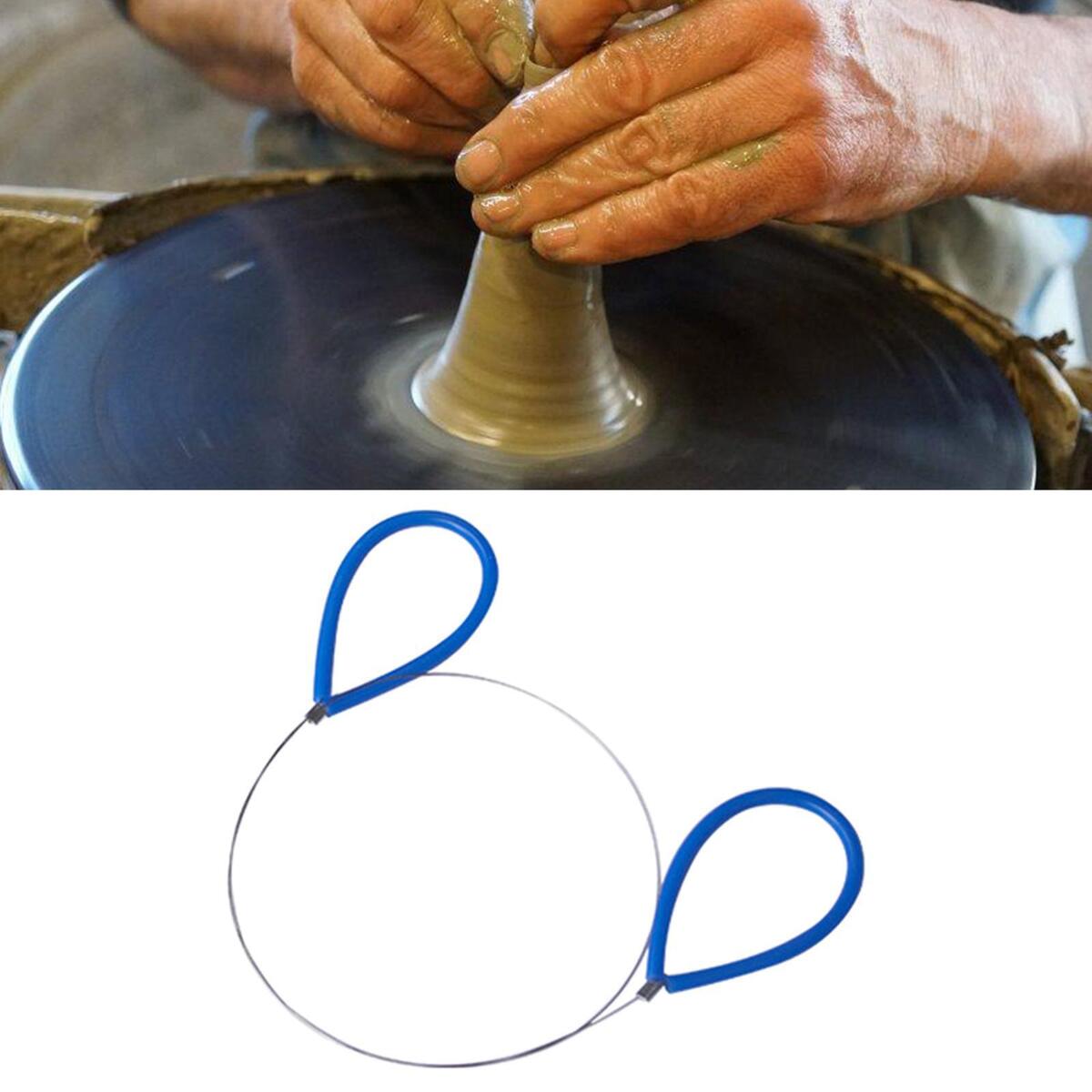 Wire with Blue Handle Stainless Steel Wire for Clay