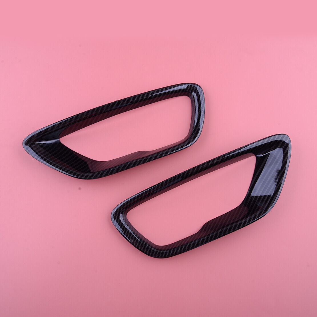 1pair Front Fog Light Lamp Cover Trim Set Fit for Jeep Grand Cherokee 2018-2021