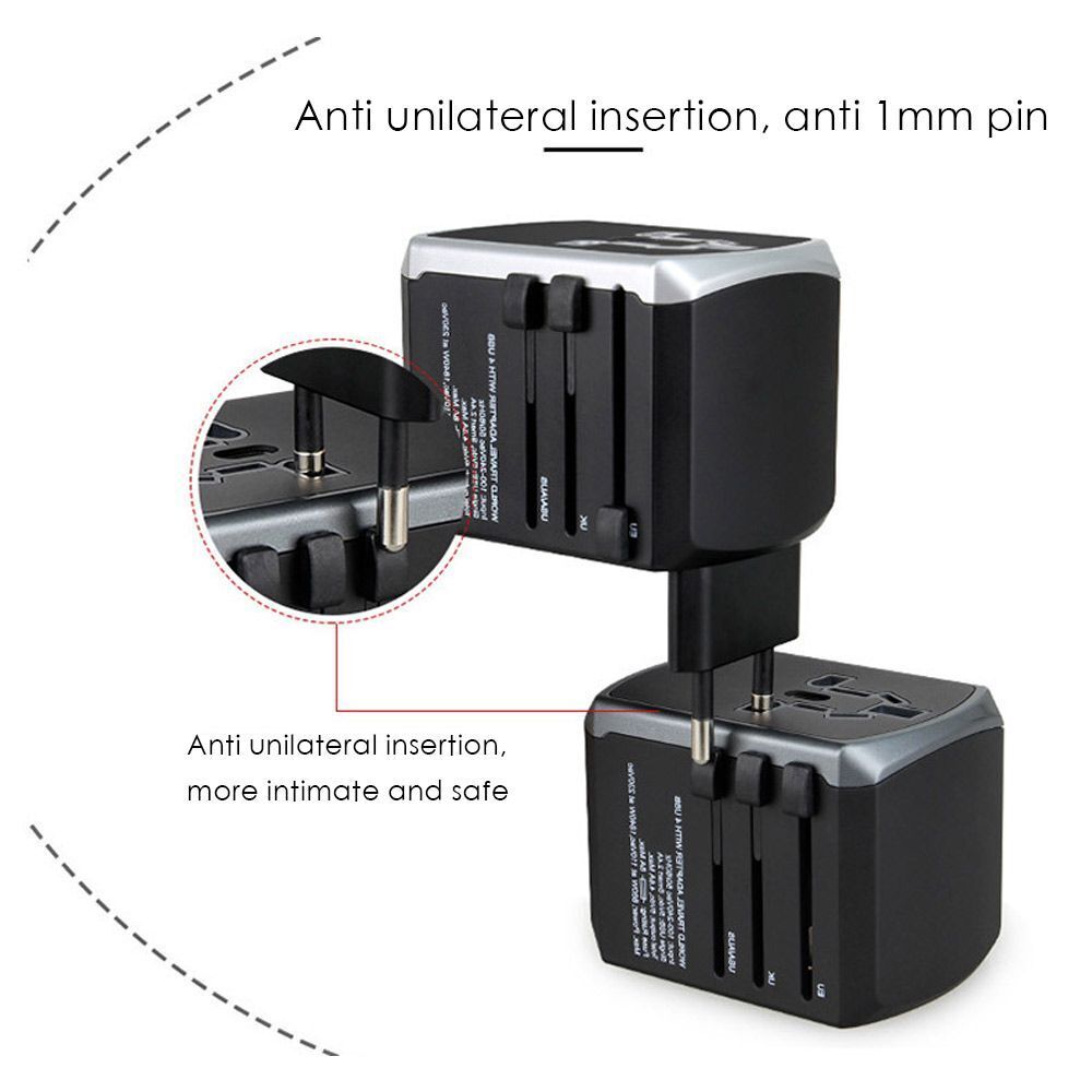 plug Accessories Sockets Travel Charger Travel Adapter 4 USB Ports Wall Charger