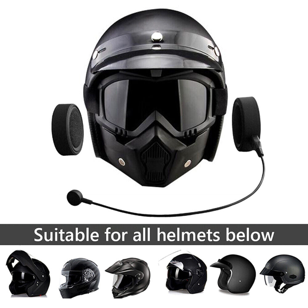 BT17 Bluetooth-compatible Motor Helmet Headset Motorcycle Helmet Handsfree