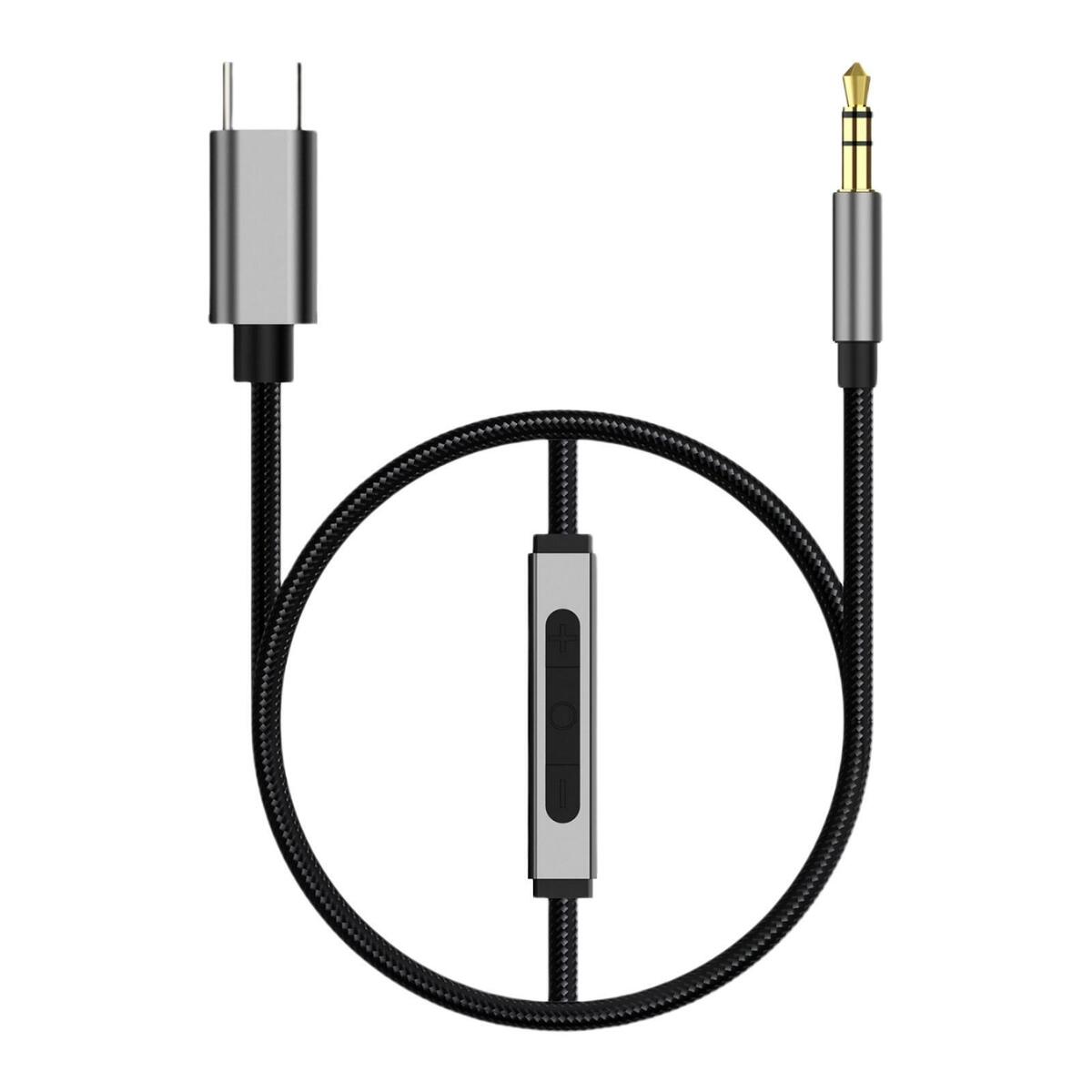 USB C to 3.5mm Audio AUX Cable Dongle Cable Cord HiFi Sound DAC Chip for Car