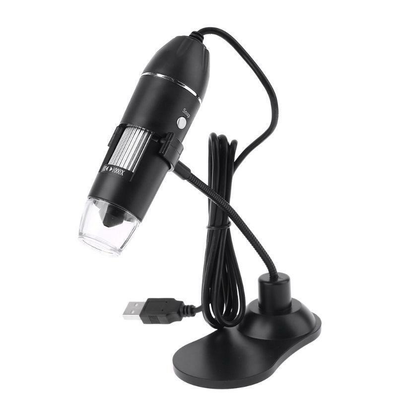 1000x Digital Magnification with Adjustable Stand 8 LED Compatible with Windows
