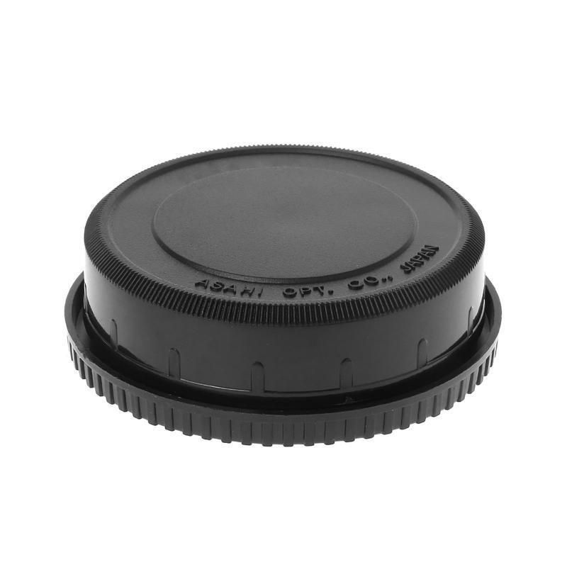 Rear Lens Body Cap Camera Cover Anti-dust Protection Plastic Black for PK67 Cam