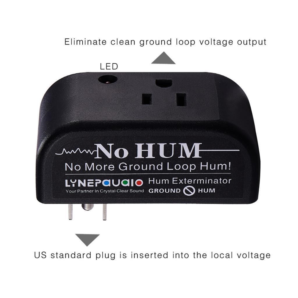 Hum Exterminator Ground Loop AC  for 120V 60Hz Grounded Socket