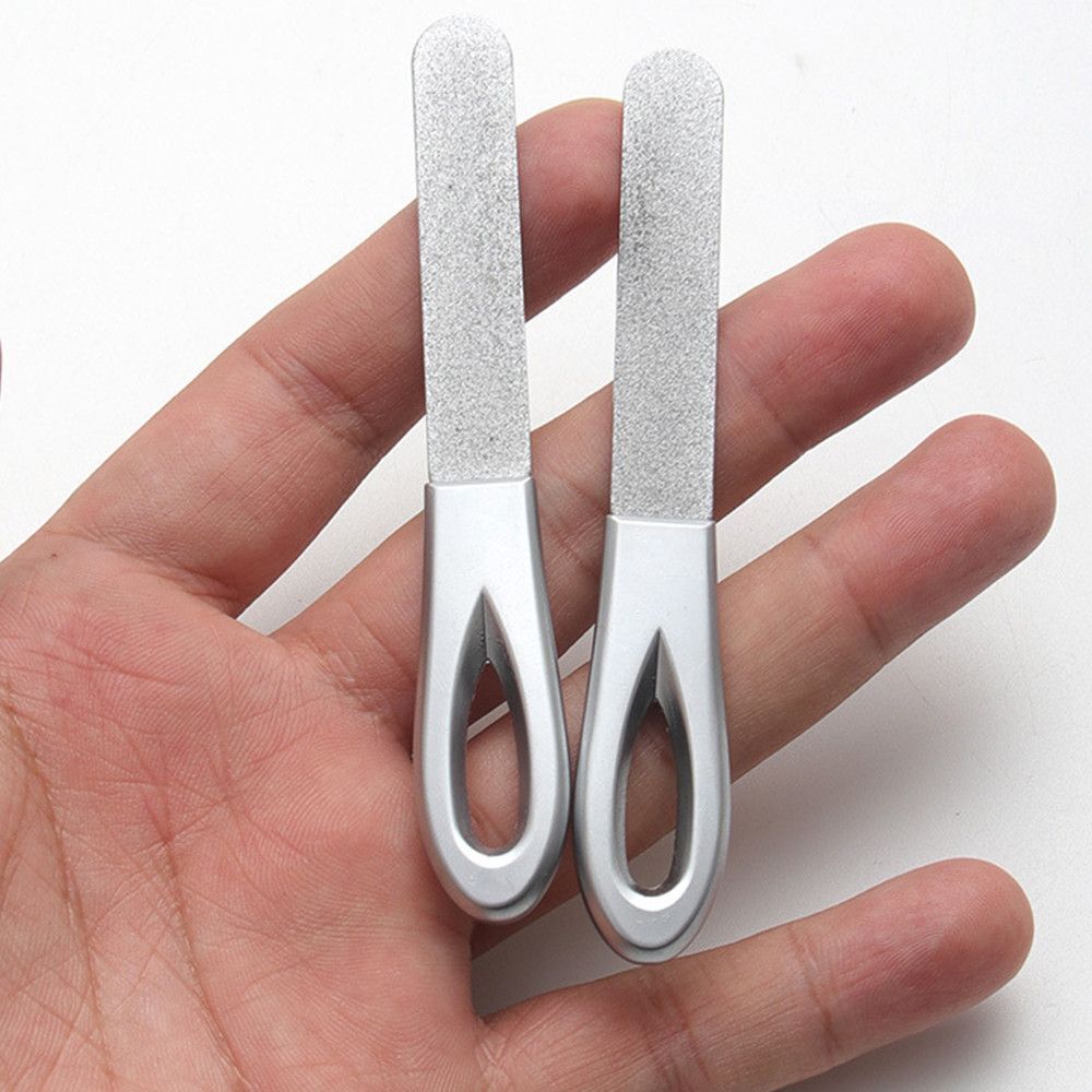 Grinding Rod Nail Art Tools Nail File Stainless Steel Manicure Pedicure Scrub