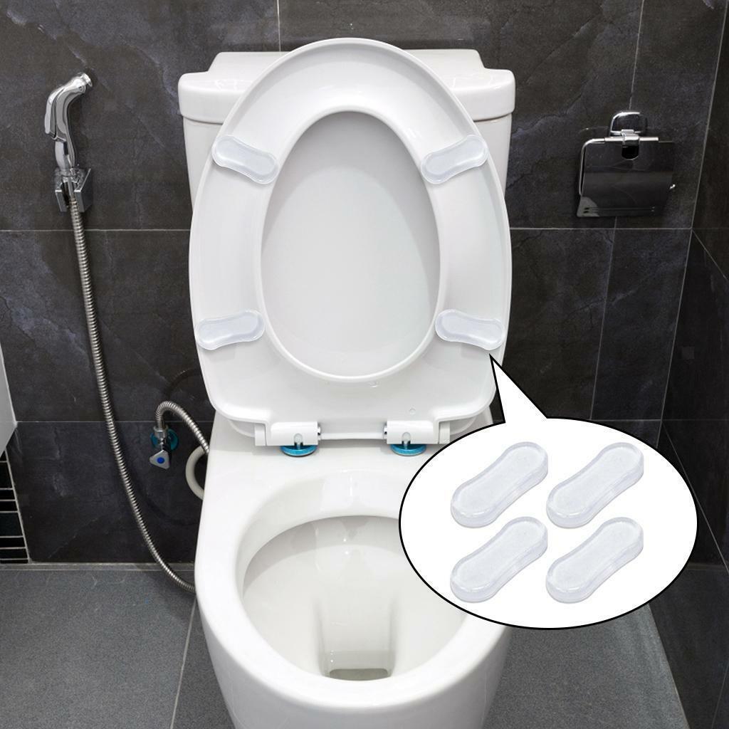 of 4 Bathroom Hardware Bidet Toilet Seat Lid Bumpers Buffer Attachment