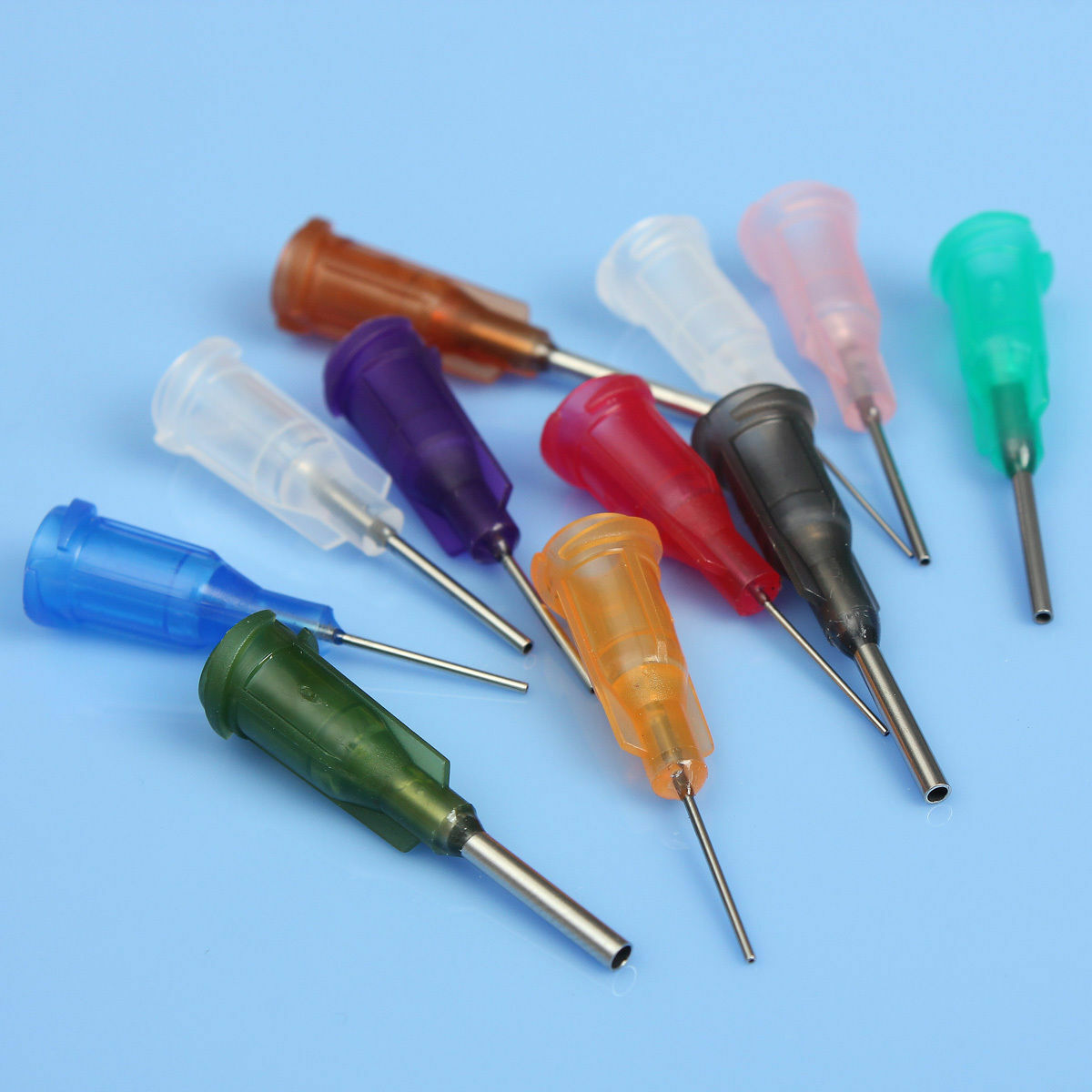 50ml Needle Dispenser Dispensering Bottle Rosin Solder Liquid Flux + 11 Needles