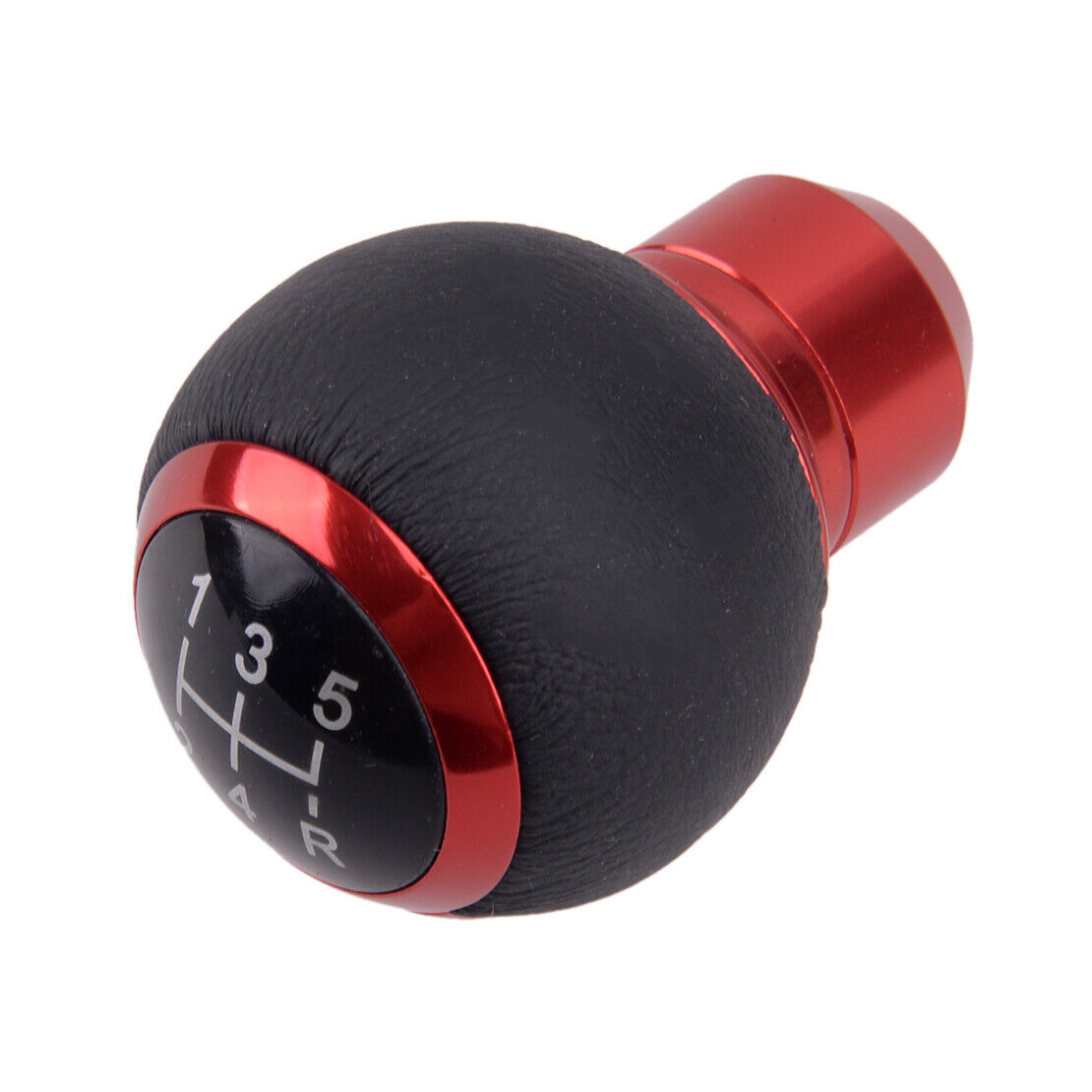 Universal Car MT Manual 5 Speed Gear Shift Knob Gear Stick Shifter Ball Head Red