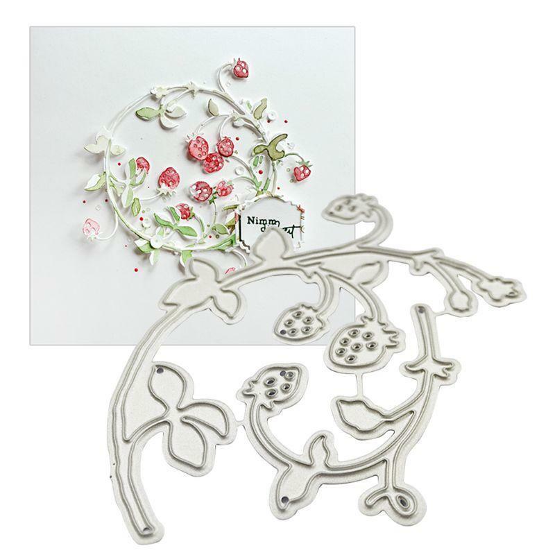 Strawberries Metal Cutting Dies Stencil Scrapbooking DIY Album Stamp Paper Card