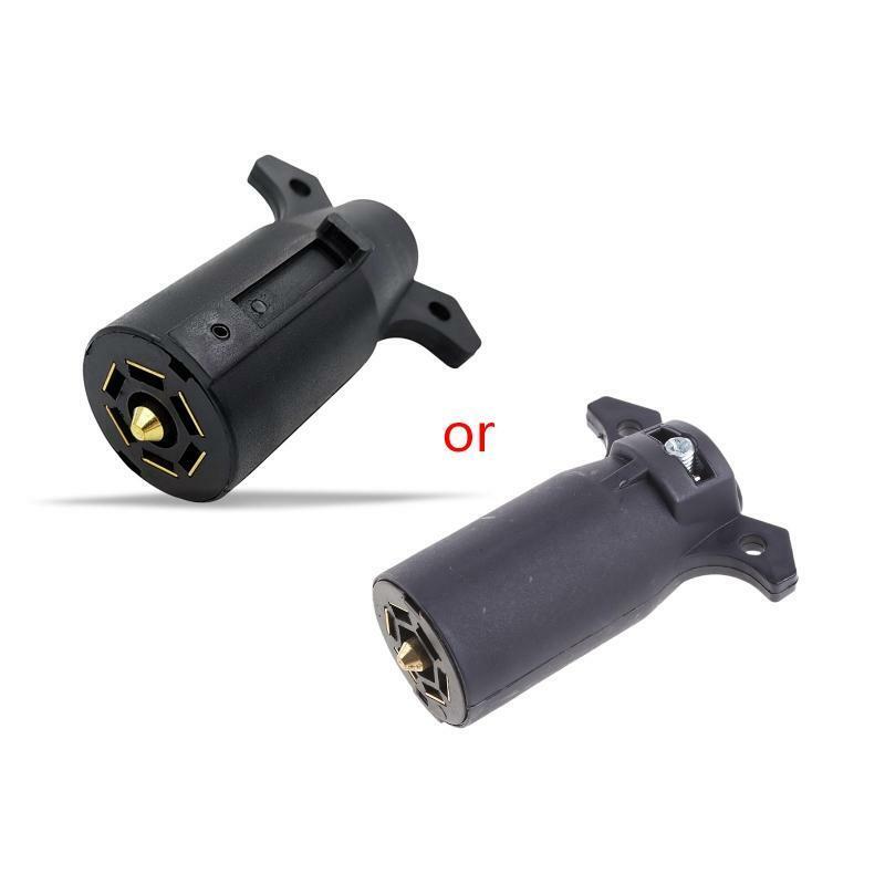 12V 7 Pin Towing Plug Trailer Caravan Electric Plug Socket Connector Adapter