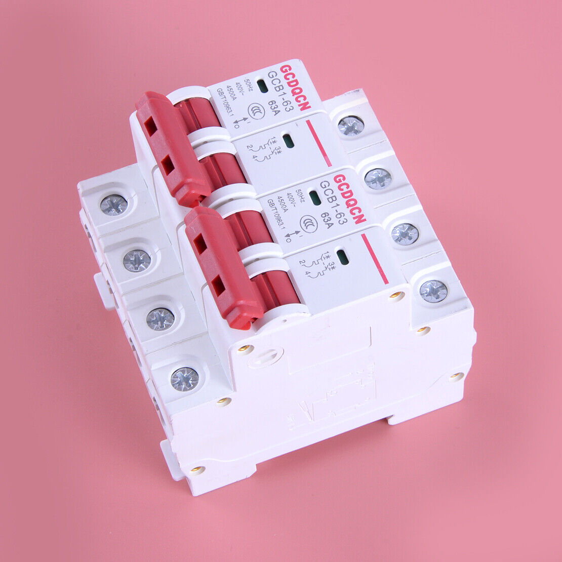 2P 63A MTS Dual Power Manual Transfer Switch Circuit Breaker MCB 50HZ/60HZ