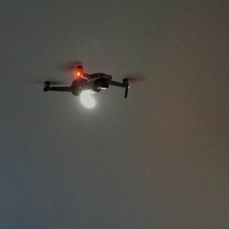 Bottom LED Reflector Front View Searchlight Night Rescue For DJI-Mavic Air 2