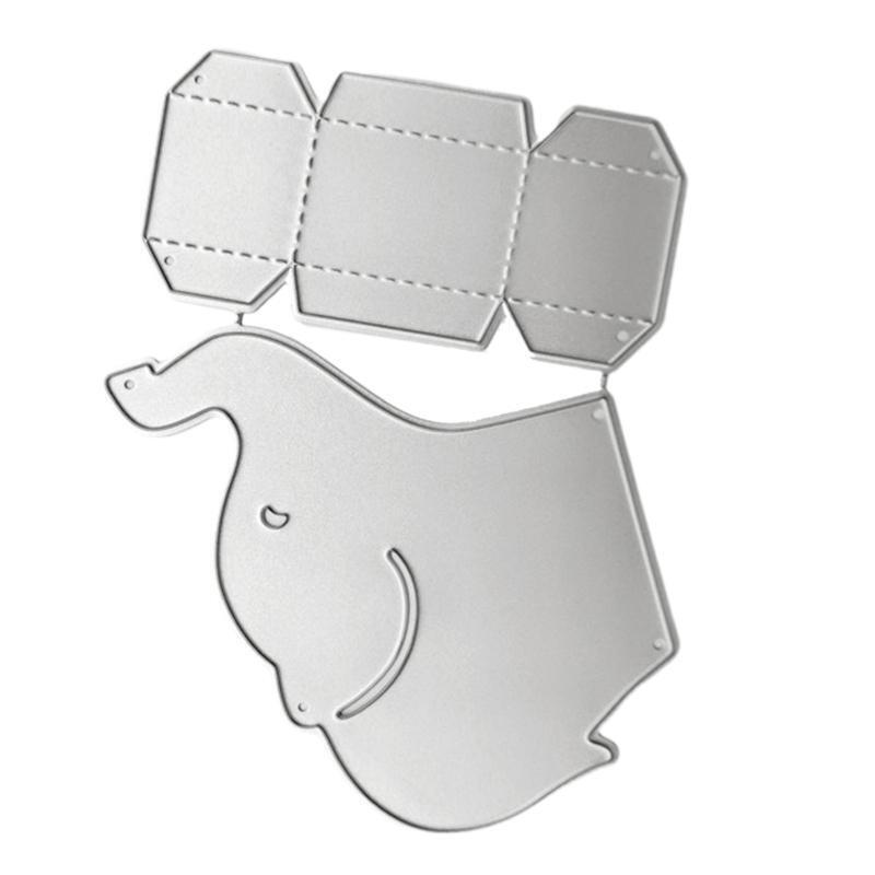 Elephant Cutting Dies Stencil Scrapbooking DIY Album Stamp Paper Card