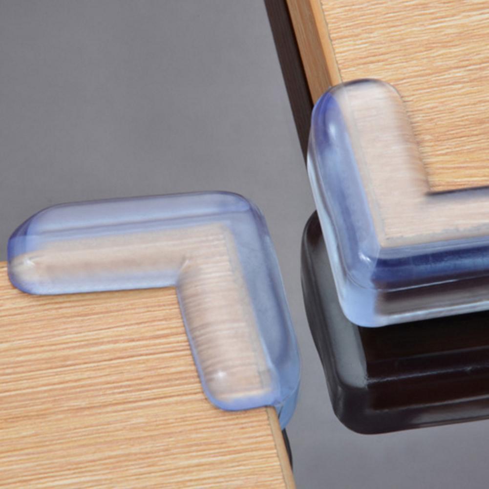 4pcs Kids Baby Safety Transparent Protector Cover Table Corner Guards