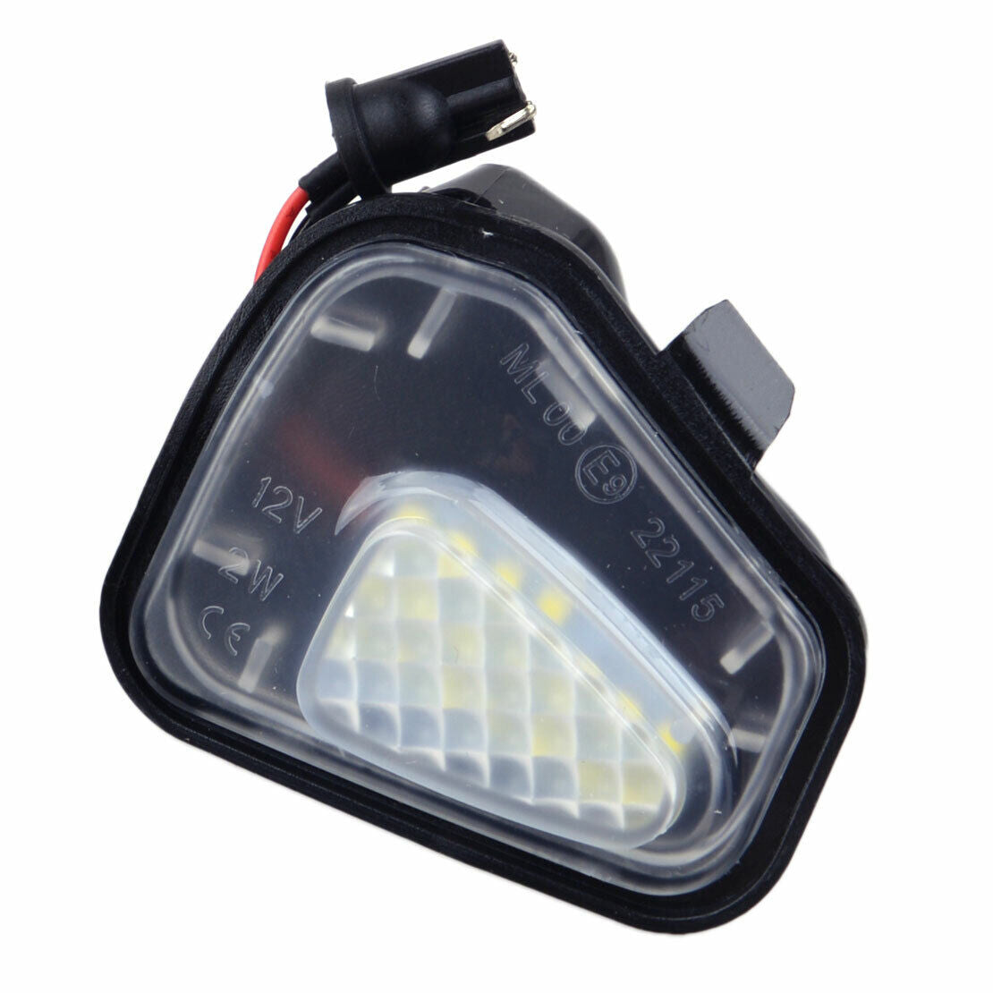 2x LED Side Mirror Puddle Light Lamp Fit For CC EOS Passat Scirocco Santana Li