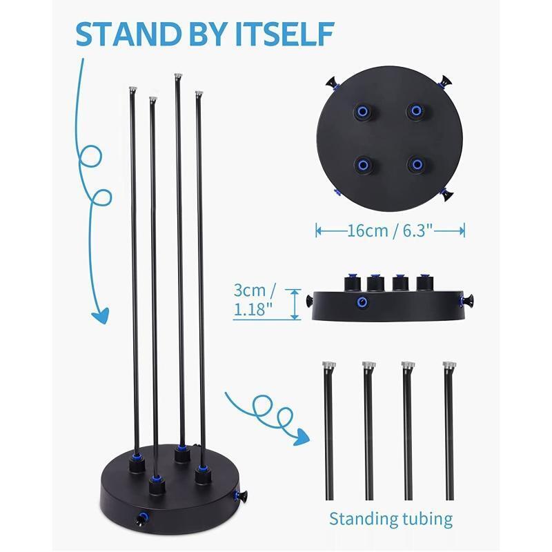 Portable Misting System for Camping Swimming Cooling Stand Misters Easy Assemble
