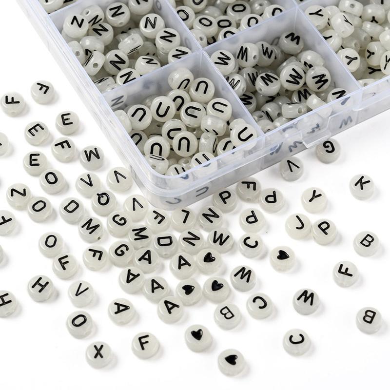 1500Pcs Acrylic Letter Beads Kit for Bracelets Alphabet Bead for Jewelry Making