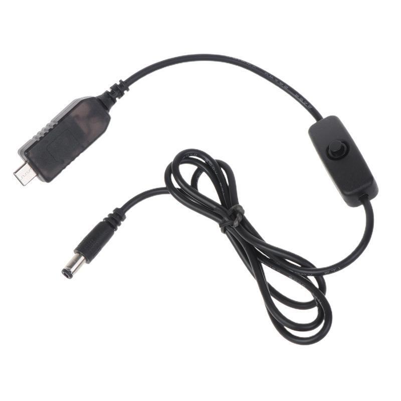 5V USB C to 12V 6W 5.5x2.1mm Power Supply Cable for Wifi Router/Modem DVR Lamp