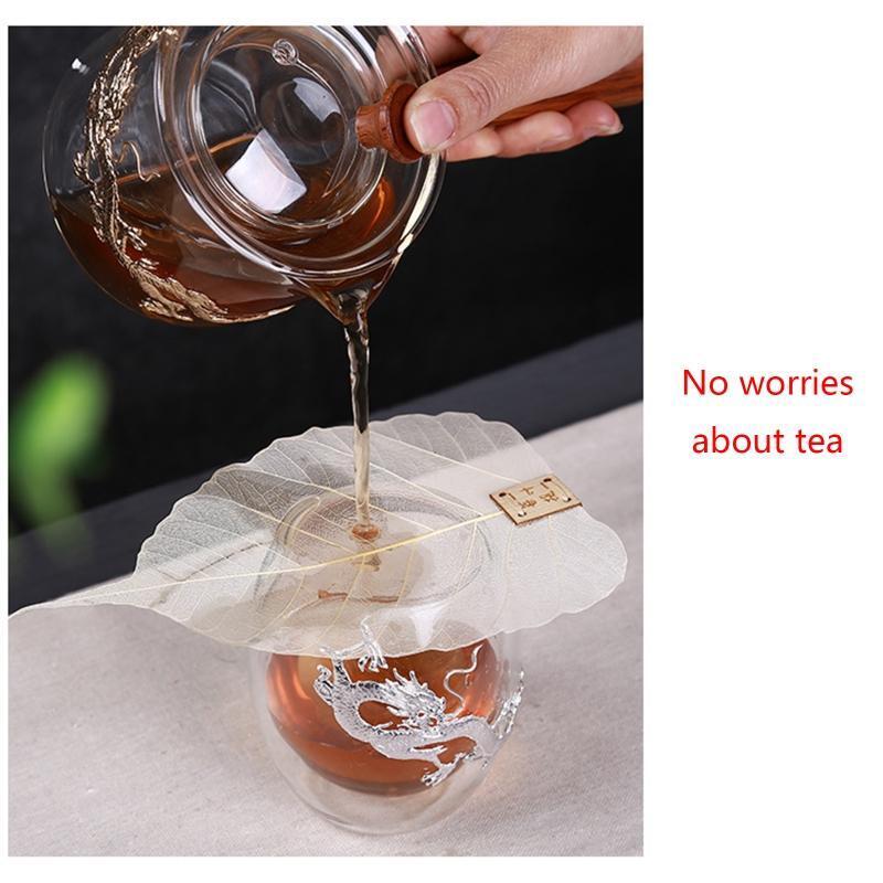 Bodhis Leakage Kung Fu Tea Infusers Hollow out Leaves Shaped Filters Tea Tools