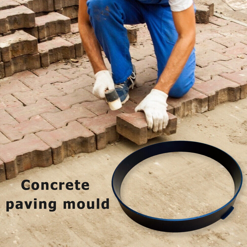 Round Floor Path Walk Maker Mould DIY Paving Concrete Mold for Garden Lawn
