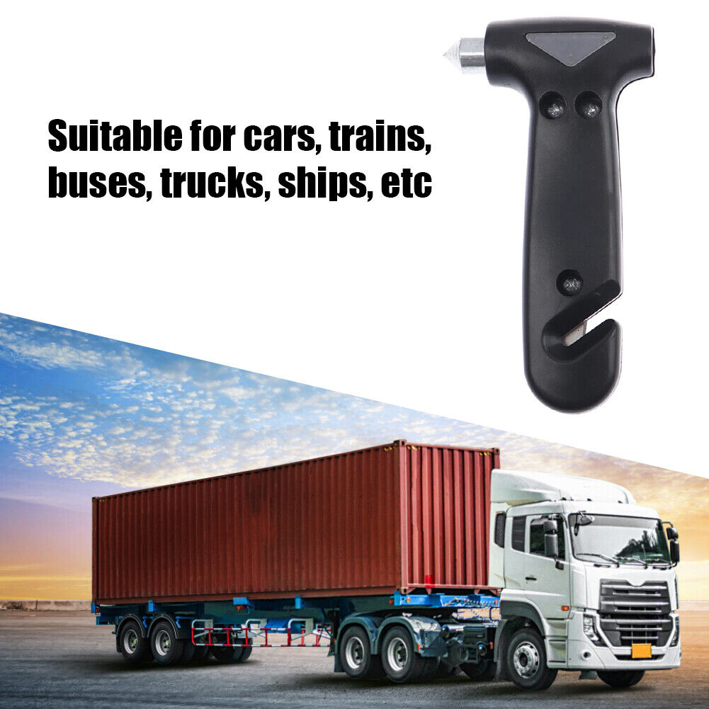 Portable Car Safety Hammer Emergency Glass Window Breaker Seatbelt Cutter