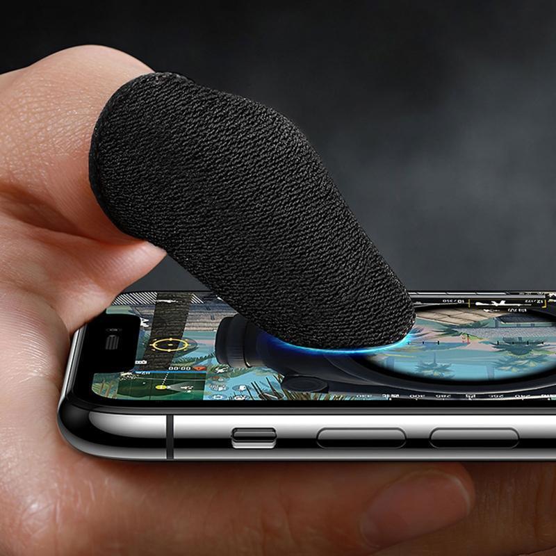 BG1 Gaming Finger Sleeves Anti-Sweat Breathable Hand Tour Fingertip Cover 0.4mm