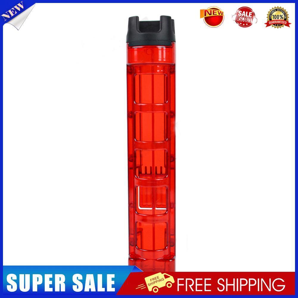 Fishing Box Rod Barrel Holder Pole Tube Stand Bracket for MEIHO Box (Red)