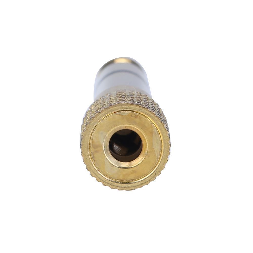3.5mm Female to 6.5mm Male Headphone to Stereo Microphone Jack Adapter