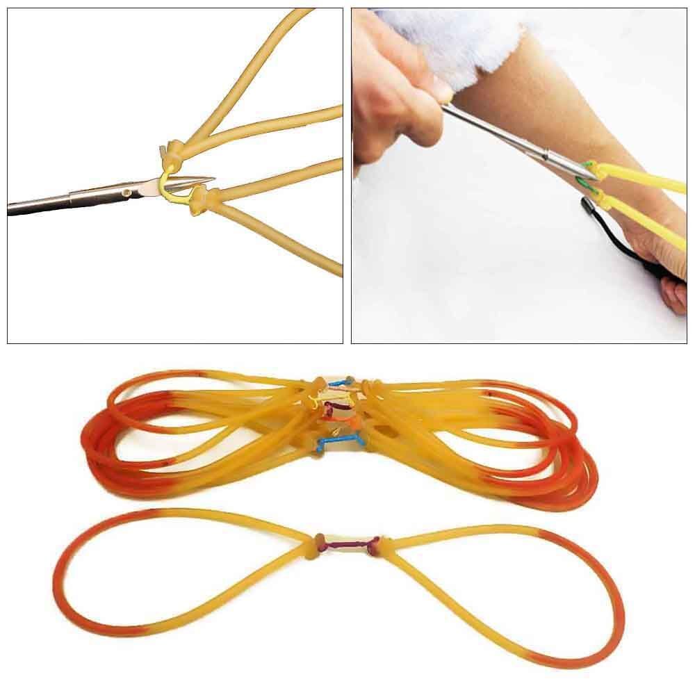 Latex String Internal Wear Double-layer Elastic Tube Rubber Band Fishing Kit