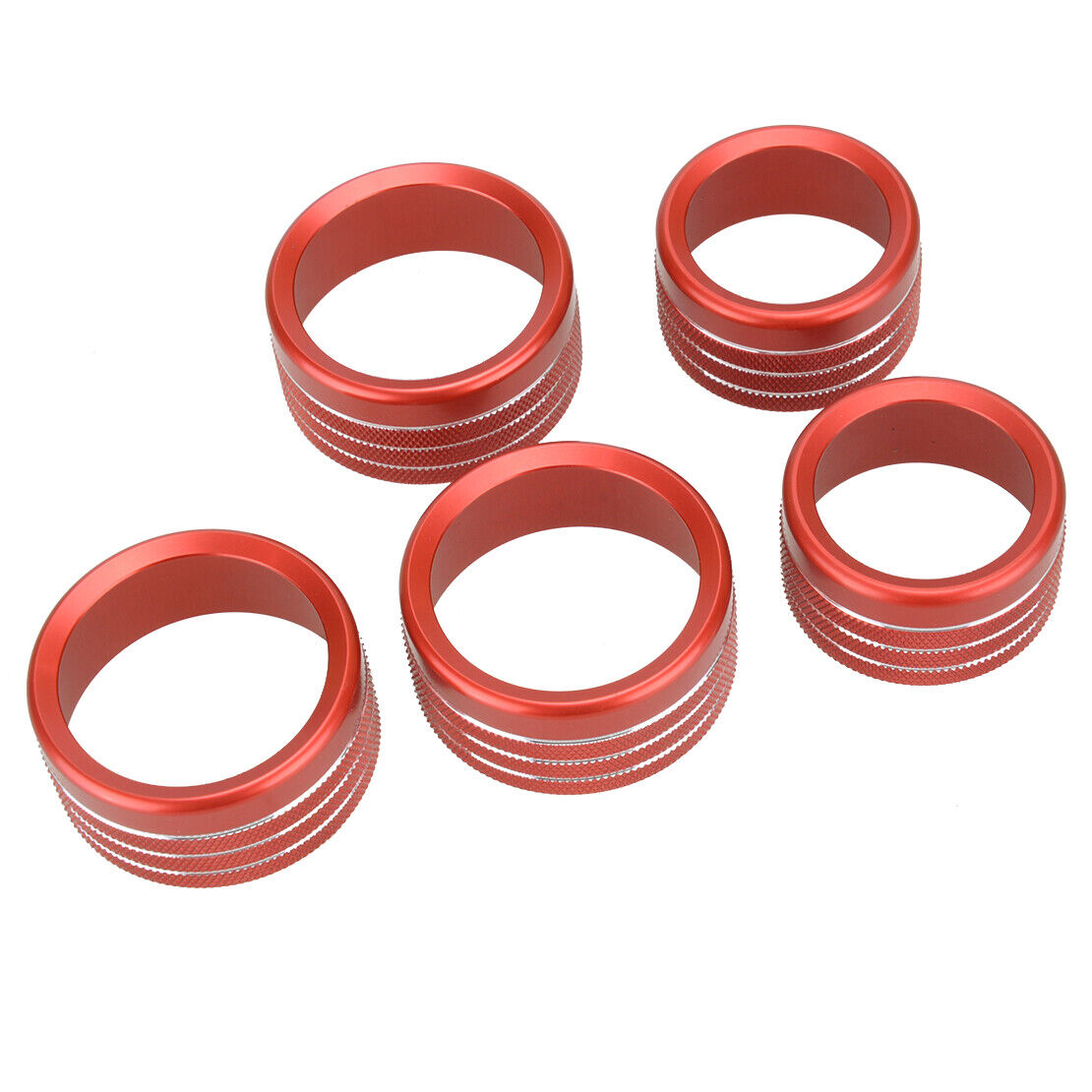 Aluminum Center AC Control Knob Ring Covers Fit for Dodge Ram 1500 2018 19 20