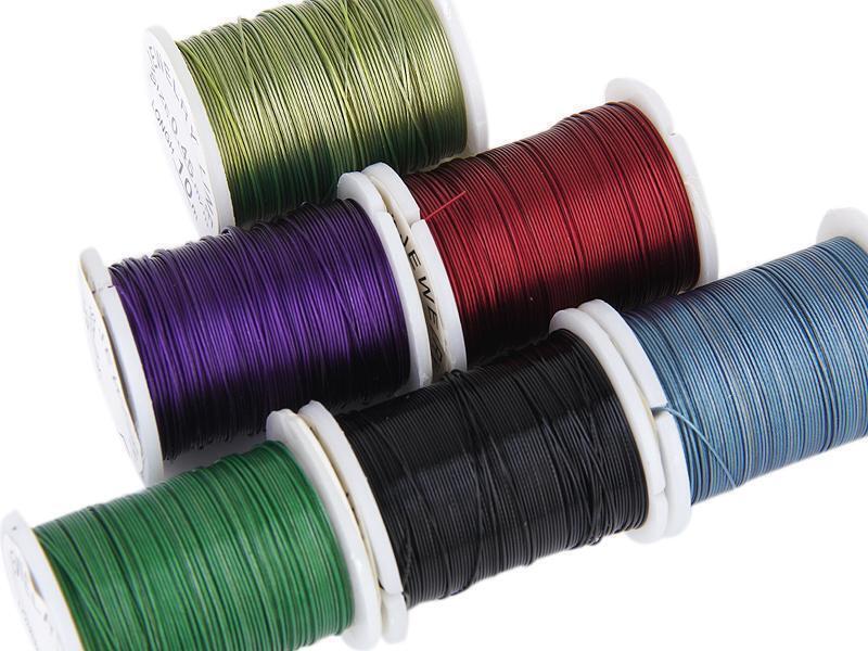 10 Rolls Mixed   Beading Wire Thread String 0.45mm DIY Jewellery