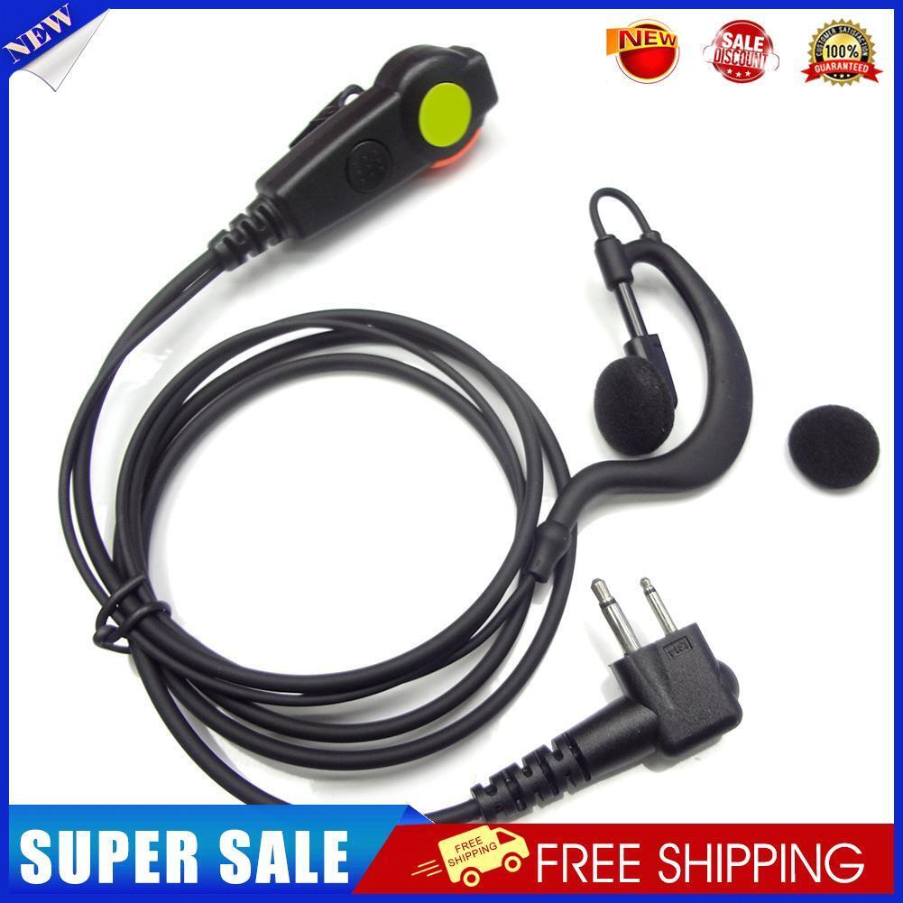 2 Pin Earpiece M Head PTT Mic Headset for HYT TC 700 600 500 Two Way Radio