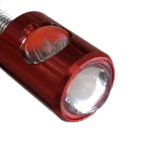 Pair Red Motorcycle LED Turn Signal Tail Light License Plate Bulbs Universal