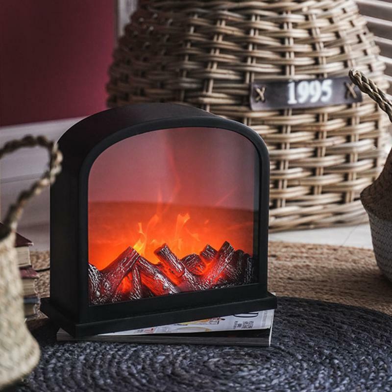 Black Flameless Portable LED Bedrooms Lanterns Battery Operated and USB Operated