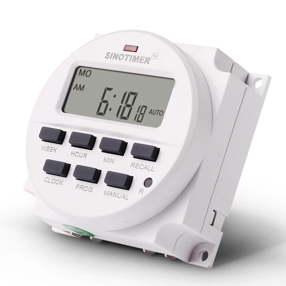 TM618H Auto Cycle Timing Controller Weekly Programmable Timer Switch (12V)