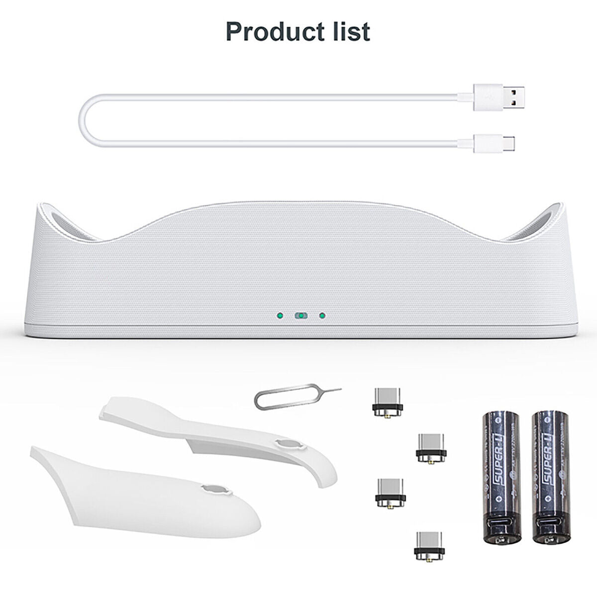 Charging Dock Charging Base With Battery Kit VR Base Charging for /// Quest 2