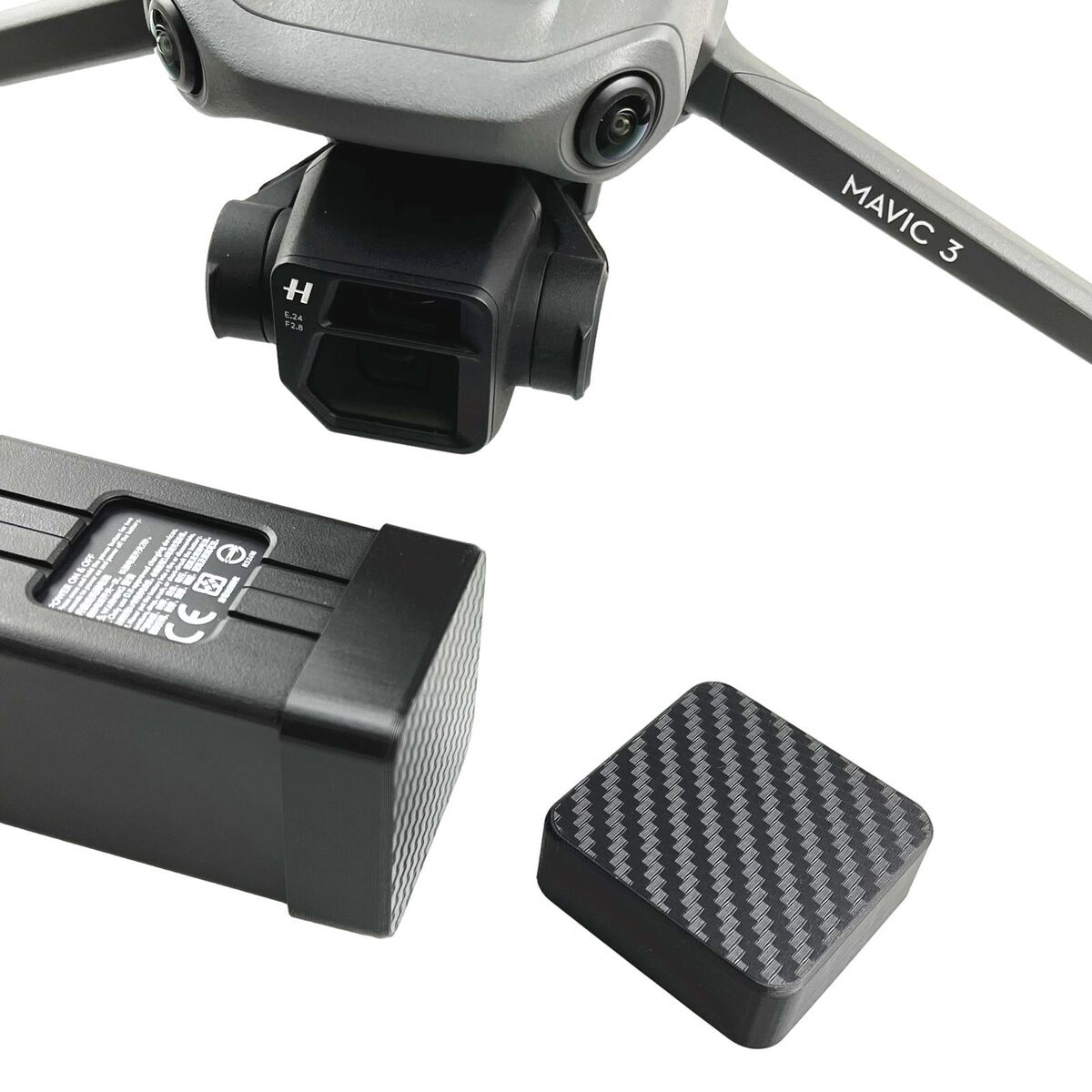 Port Drone Battery Protective Cover Dust Proof Caps Protector For DJI Mavic 3