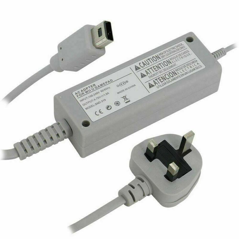 Power Supply Adapter Overload Protection Charging CableFor Nintendo Wii U