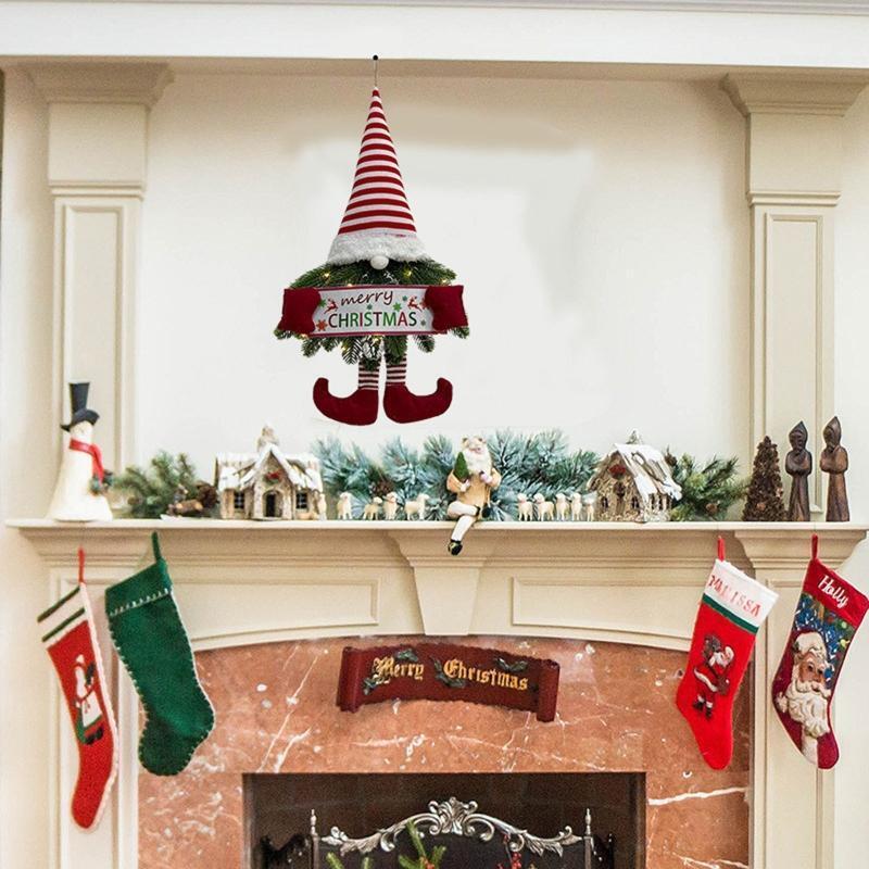 Xmas Hanging Decor Santa Beard Ornaments for Christmas Tree Fireplace Home