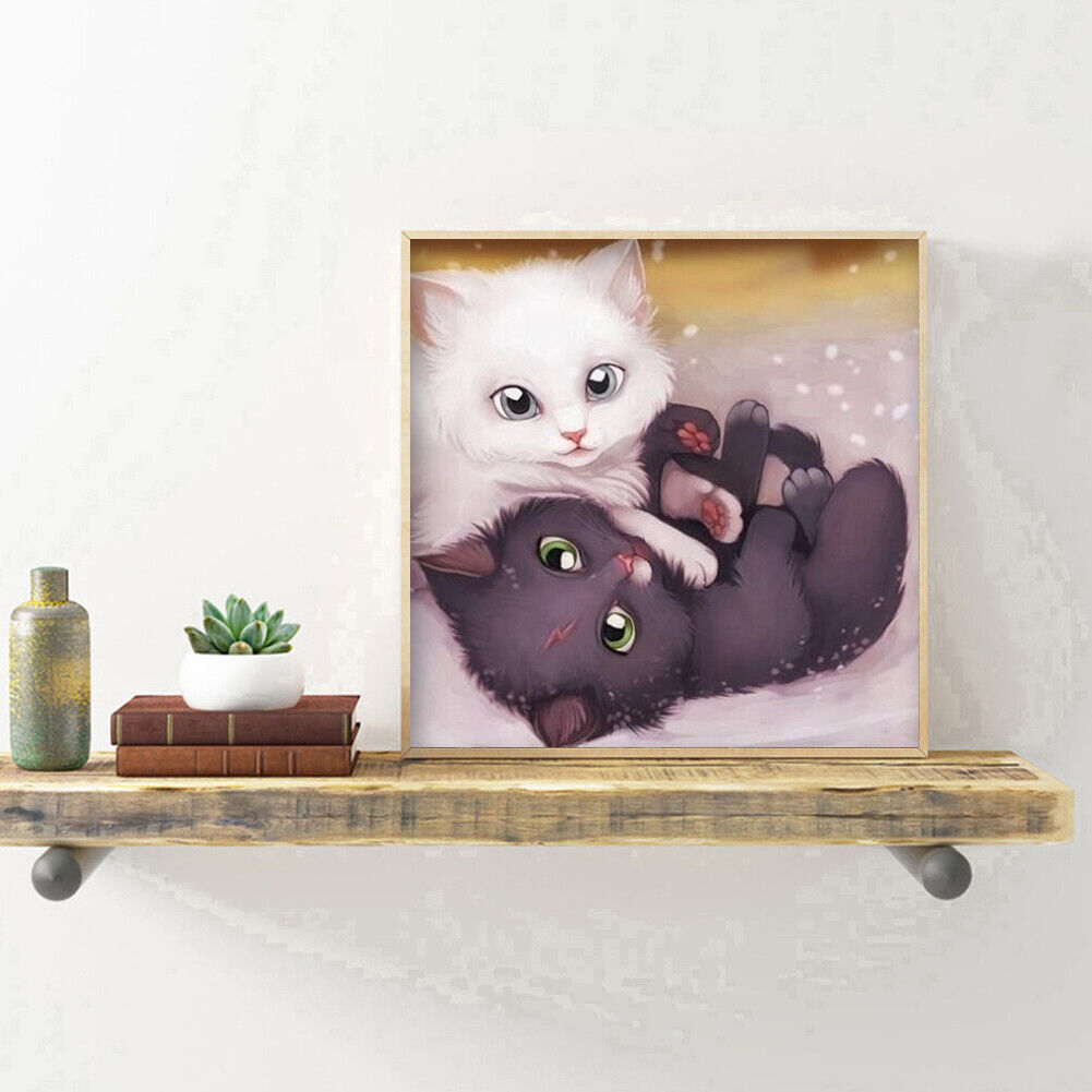 5D Diamond Painting DIY Cute Cats Pictures Kits Full Drill Art Home Decor