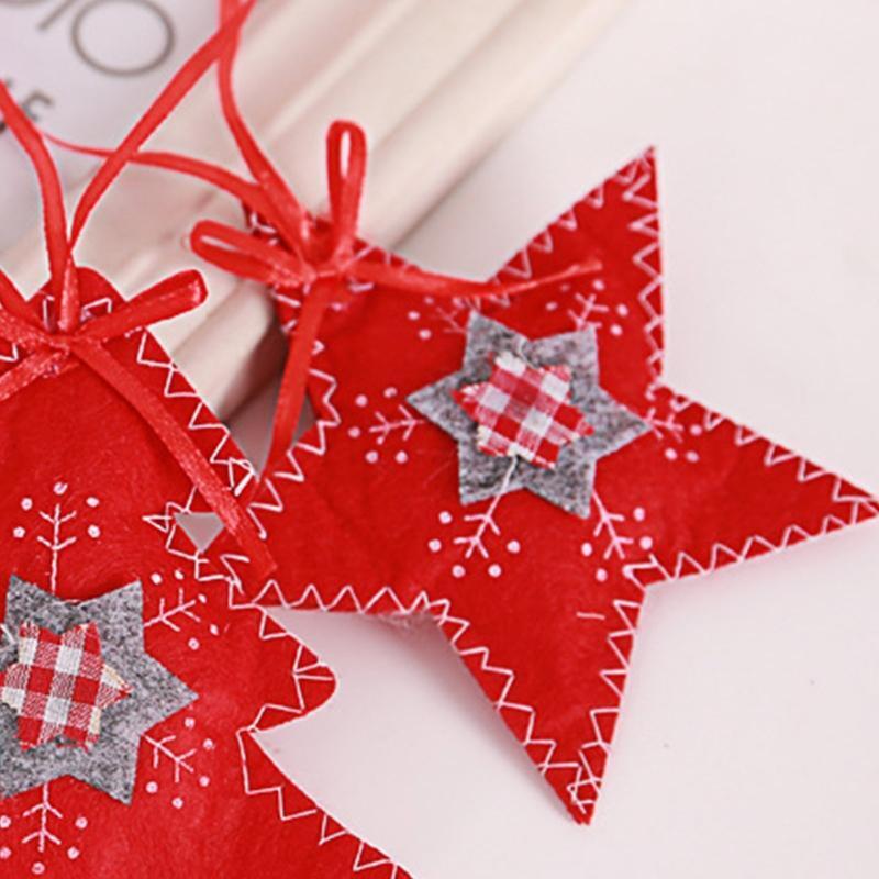 Christmas Tree Pendant Set of 3 Hanging Creative Crafts Supplies
